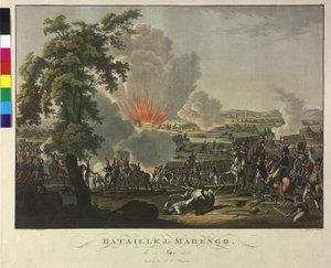 Bitwa pod Marengo 14 czerwca 1800 (akwaforta i akwatinta)