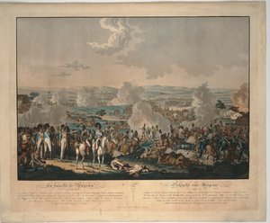 Bitwa pod Wagram autorstwa Johann Lorenz Rugendas the Younger