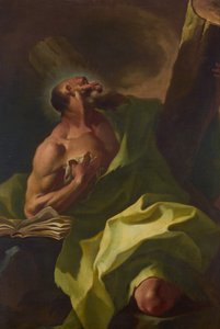 Apostoł Andrzej autorstwa Johann Lucas Kracker