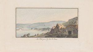 Widok na Le Pont na Lac de Joux Au Pont, près du Lac de Joux (tytuł obiektu) Krajobrazy w Szwajcarii (tytuł serii) Zbiór kilku perspektyw w Szwajcarii (tytuł serii)