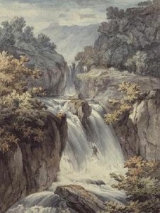 Wodospad autorstwa Johann Ludwig Alberli