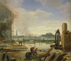 Hamburg po pożarze 1842, 1842