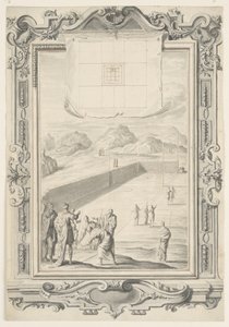 Studium Pierwszego Planu Świątyni Salomona, ilustracja 420, Physica Sacra
