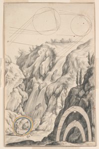 The Investigation of the Rainbow, projekt płyty 66 w Physica Sacra, tom. 1 — Johann Jakob Scheuchzer
