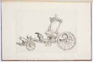 Projekt dla kabrioletu autorstwa Johann Michael Hoppenhaupt II
