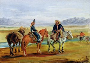 Chilijskie Huasos, ok.1836