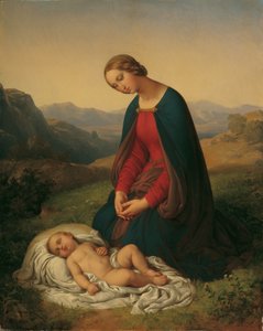 Maryja adorująca dziecko