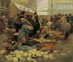 Chorwacki rynek na Haide w Wiedniu