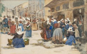 Rynek w Concarneau