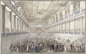 Redoute paré podczas Kongresu Wiedeńskiego 9 października 1814 r. 1815