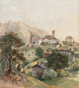 Schenna pod Meran autorstwa Johann Nepomuk Passini