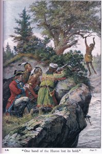 Jedna ręka Hurona straciła chwyt, 1910