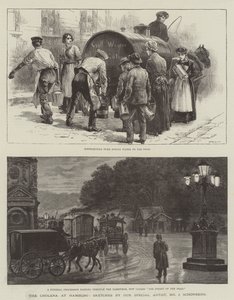 Cholera w Hamburgu autorstwa Johann Nepomuk Schonberg