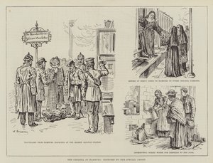 Cholera w Hamburgu autorstwa Johann Nepomuk Schonberg