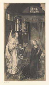 zwiastowanie Dzieła z kolekcji braci Boisserée (tytuł serii) Galerie des Frères Boisserée (tytuł serii)