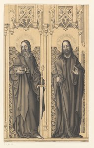 Św. Mateusz i Jakub Dzieła z kolekcji braci Boisserée (tytuł serii) Galerie des Frères Boisserée (tytuł serii)