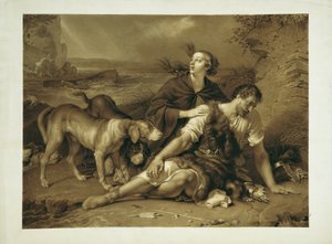 Arindal i Daura autorstwa Johann Peter Krafft