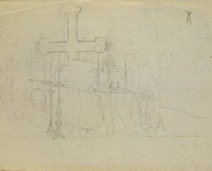 Układanie Juliany Krafft i jej córki Ludovicy autorstwa Johann Peter Krafft