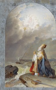 Tam święty Spyridon autorstwa Johann Peter Krafft