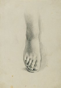Studium stóp dla „Arindala i Daury” autorstwa Johann Peter Krafft