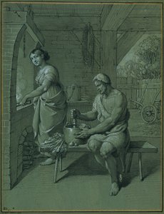 Herkules i Omphale autorstwa Johann Peter Krafft