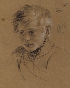 Studium portretowe dla „Arcyksięcia Karola ze swoim personelem w bitwie pod Aspern” autorstwa Johann Peter Krafft