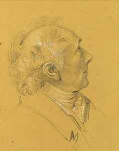 Studium portretowe do „Wyjścia pary cesarskiej po ciężkiej chorobie cesarza Franciszka I”. autorstwa Johann Peter Krafft