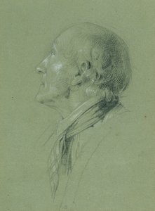 Studium portretowe do „Powrotu do domu człowieka z Landwehry” (1817) autorstwa Johann Peter Krafft