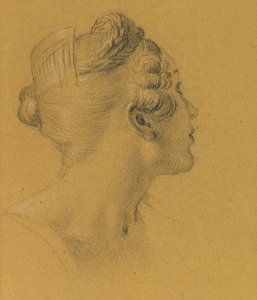 Studium kobiece dla malowideł ściennych w Hofburgu autorstwa Johann Peter Krafft