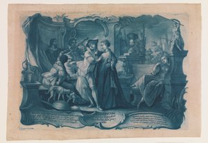 Syn marnotrawny w towarzystwie kurtyzan autorstwa Johann Philip Koch