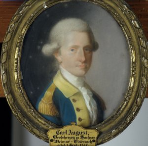 Carl August, wielki książę Sachsen-Weimar-Eisenach, 1780 autorstwa Johann Philipp Bach