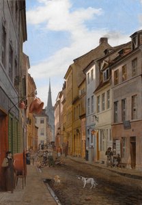 Parochialstrasse w Berlinie, 1831.