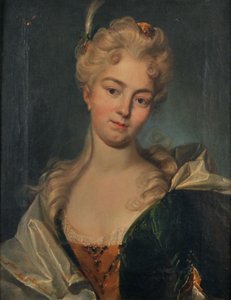 Niemiecki: Portret Anny Weroniki Gross (1684-1733).