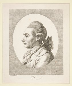Portret P autorstwa Johann Rudolph Schellenberg