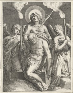 Współczucie autorstwa Johann Sadeler (I)