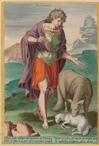 Beniamina, ok. 1585. autorstwa Johann Sadeler I