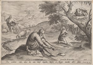 Bóg ukazujący się Mojżeszowi, 1585.