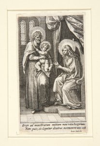 Święta Rodzina autorstwa Johann Sadeler I