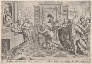 Plaga szarańczy, c.1585.