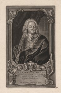 Johann Mattheson, ryty przez Johanna Jakoba Haida (1704-67), c.1744 (mezzotinta)