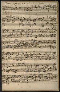 Dodaj MS 35021, f.14 Preludium 17 è Fugue, z 