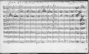 Partytura koncertów brandenburskich (BWV 1046-1081) Jana Sebastiana Bacha (1685-1750) autorstwa Johann Sebastian Bach