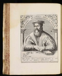 Conrad Gessner autorstwa Johann Theodor de Bry
