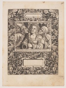 Płyta z Emblemata Nobilitati et Vulgo Scitu Digna autorstwa Johann Theodor de Bry