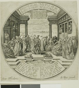 Weneckie wesele autorstwa Johann Theodor de Bry