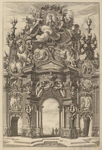Łuk Triumfalny dla Henryka II autorstwa Johann Ulrich Kraus, after Peter Schubert von Ehrenberg