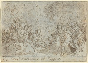 Chór Łowców i Pasterzy autorstwa Johann Wilhelm Baur
