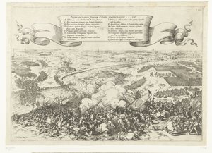 Veldslag aan de rivier de Gete, 1568 Bitwa nad rzeką Geta z gubernatorem Albanii. 1568 (tytuł na obiekcie)
