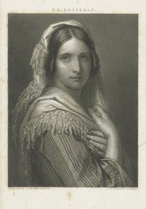 Portret nieznanej kobiety autorstwa Johann Wilhelm Kaiser (I)
