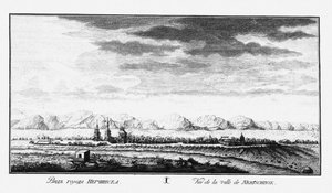 Widok Nerczyńska, ok. 1735